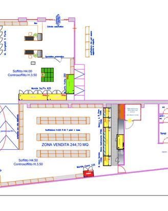 Supermercato attrezzato pronto all'uso - Prov.LT