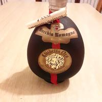 Bottiglia rara Vecchia Romagna oro anni 1978