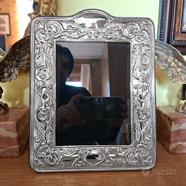 Cornice Portafoto Argento 925 anni 90 x foto 13x18