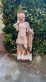 STATUA ROMANA IN MARMO LAVORATO A MANO TRAVERTINO 