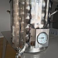 Pentola inox per birra Polsinelli da 35 lt