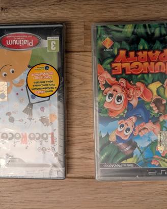 2 giochi PSP NUOVI Jungle Party + Loco Roco 2