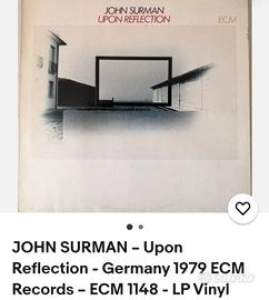 vinile John surman - Upon reflect
