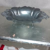 Centro tavola in peltro 