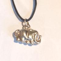 Ciondolo elefantino argento 925 collana