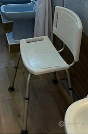Sedia antiscivolo per doccia
