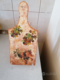 Tagliere decoupage +Supporto +tovaglia plastificat