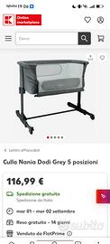 Culla NEXTOME NANIA DODI (5 posizioni)