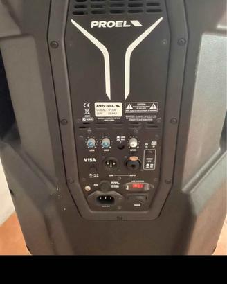 casse attive Proel  V 15 plus