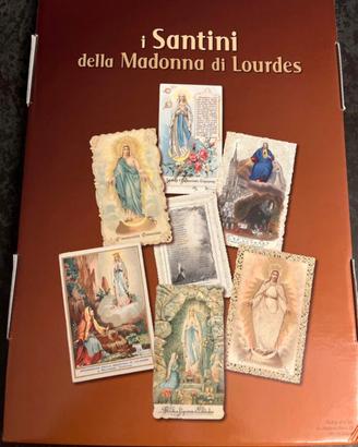 Album santini da collezione Madonna di Lourdes