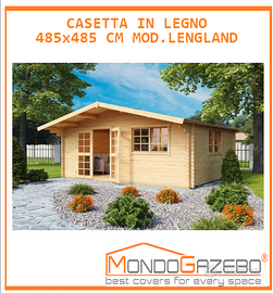 Casetta legno Lengland 5x5 mt 40mm BLOCKHOUSE