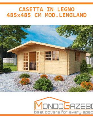 Casetta legno Lengland 5x5 mt 40mm BLOCKHOUSE