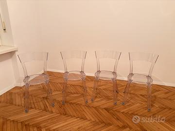 Sedia ikea stein in plexiglass trasparente