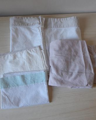 Completo culla/carrozzina 4 pezzi bianco