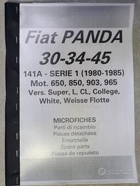 Catalogo fiches ricambi Panda 30-45 1980-1985