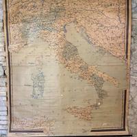 ANTICA CARTINA POLITICA 1969