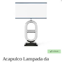 Lampada da tavolo acapulco  eichholtz