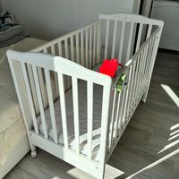 Lettino Chicco bianco con cassetto – come nuovo