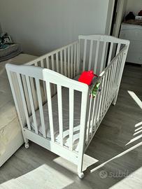 Lettino Chicco bianco con cassetto – come nuovo