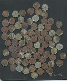 Lotto 73 Monete da 50 Lire Italia Turrita