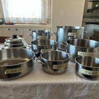 Batteria pentole e coperchi Lagostina