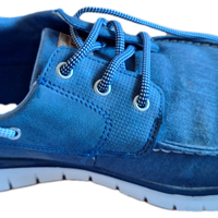 Scarpe da barca in denim