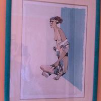 quadro " litografia " 40 x 60 ,  Autore Dinetto