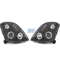 FARI PER SUZUKI SWIFT 05-10 ANGEL EYES FONDO NERO