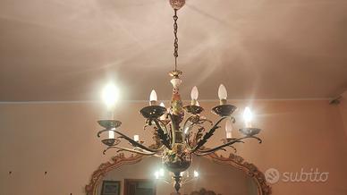 lampadario vintage in  Capodimonte 
