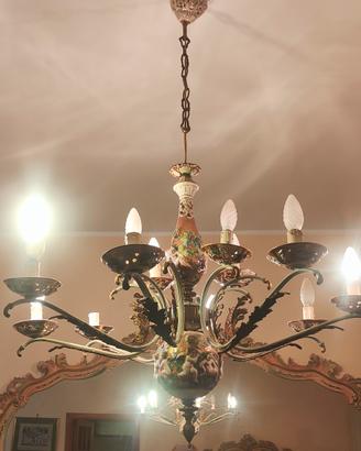 lampadario vintage in  Capodimonte 