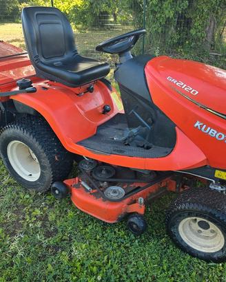 trattorino tagliaerba kubota gr 2120 diesel 4x4