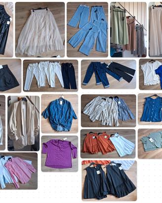 Abbigliamento donna nuovo jeans gonne blazer abiti