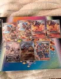 Lotto 7 Carte Pokemon Ar Ita/Jap