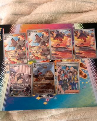 Lotto 7 Carte Pokemon Ar Ita/Jap