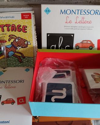 lettere Montessori didattica bambini
