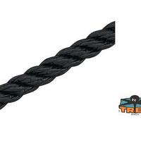 Cima Ormeggio da 20 MM. Colore nero alta tenacità