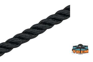 Cima Ormeggio da 20 MM. Colore nero alta tenacità