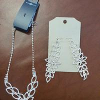 collana e orecchini bijou brigitte nuovi