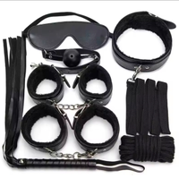 Kit bondage sadomaso manette frusta, maschera Sexy