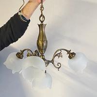 Lampadario in bronzo