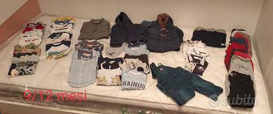 set abbigliamento neonato maschio 9-12 mesi