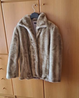 Giacca di pelliccia ecologica