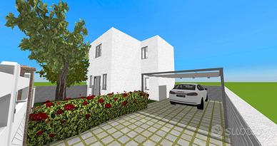 Nuova costruzione: villetta trivano su due livelli