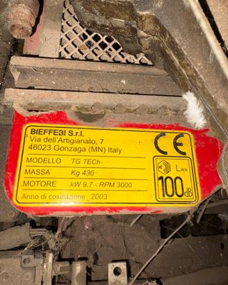 Trattorino tosaerba gianni ferrari