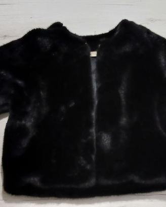 Cappotto giacca in pelliccia sintetica Vicolo