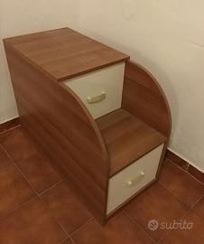 Scaletta contenitore con cassettoni
