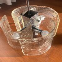 Elegante lampadario a sospensione Mazzega anni 70