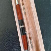 Penna biro in ebano e bocote