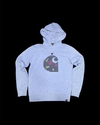 Felpa Vintage Carhartt WIP Grafitti Grigia TagliaM