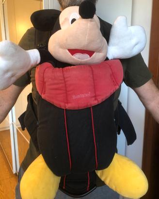 Marsupio BabyBjörn Baby Carrier Active nero/rosso